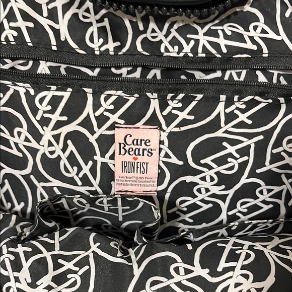 Iron Fist Blue and Pink Crossbody Bag with Cartoon Cats - Picture 4 of 7